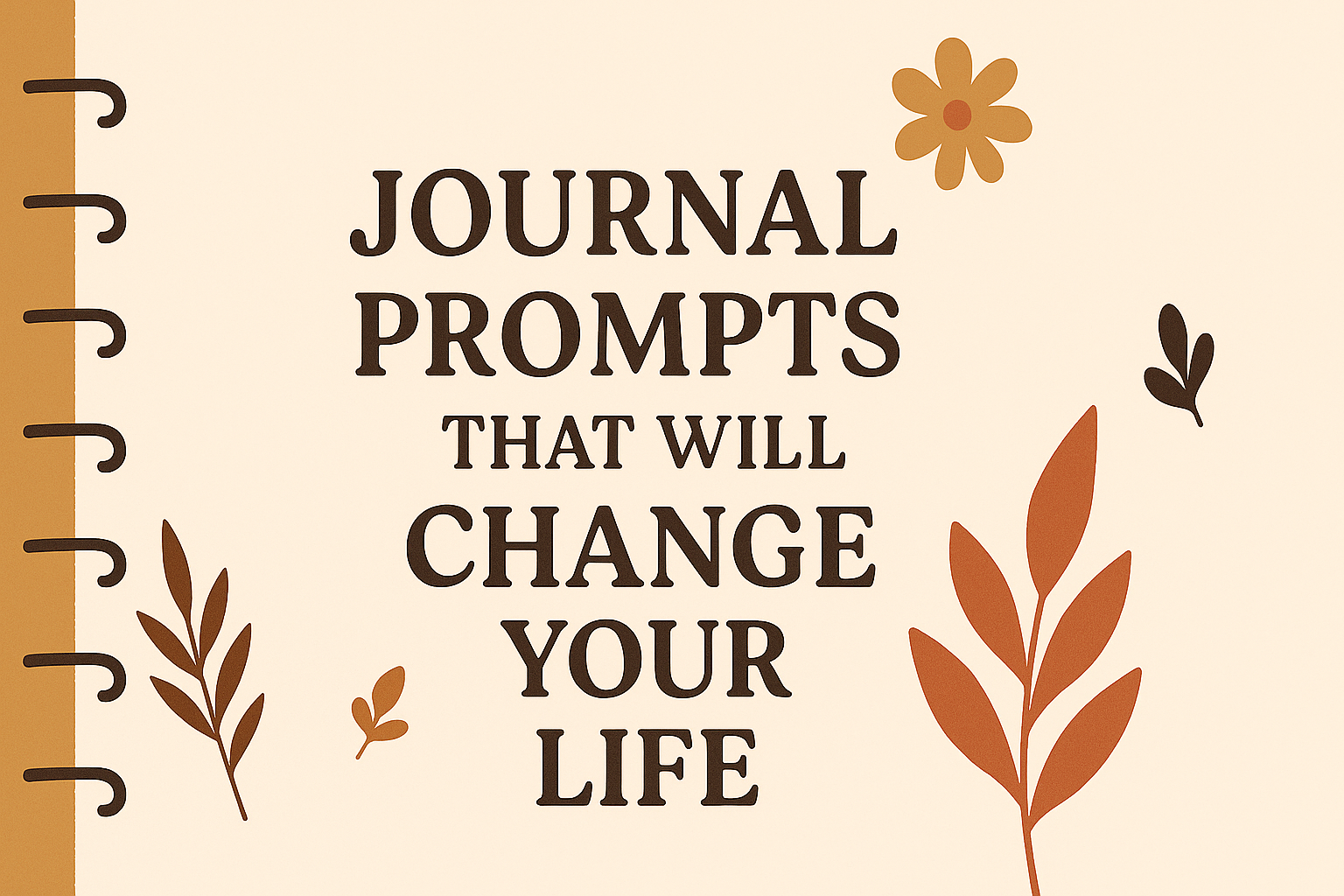 5 Journal Prompts That Will Change Your Life - The Wisdom Well